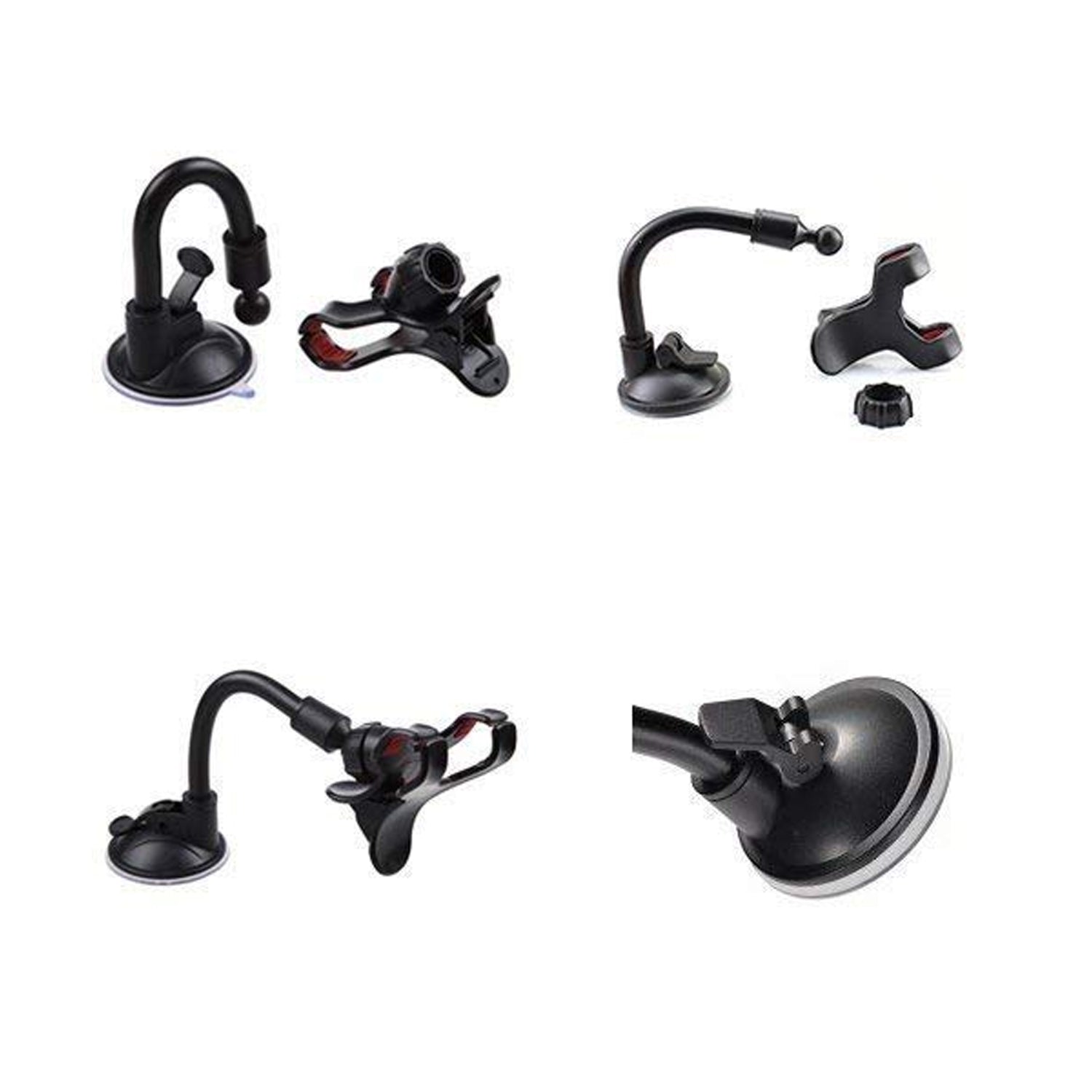 0282B Flexible Mobile Stand Multi Angle Adjustment with 360 Degree Adjustment For Car & Home Use Mobile Stand
