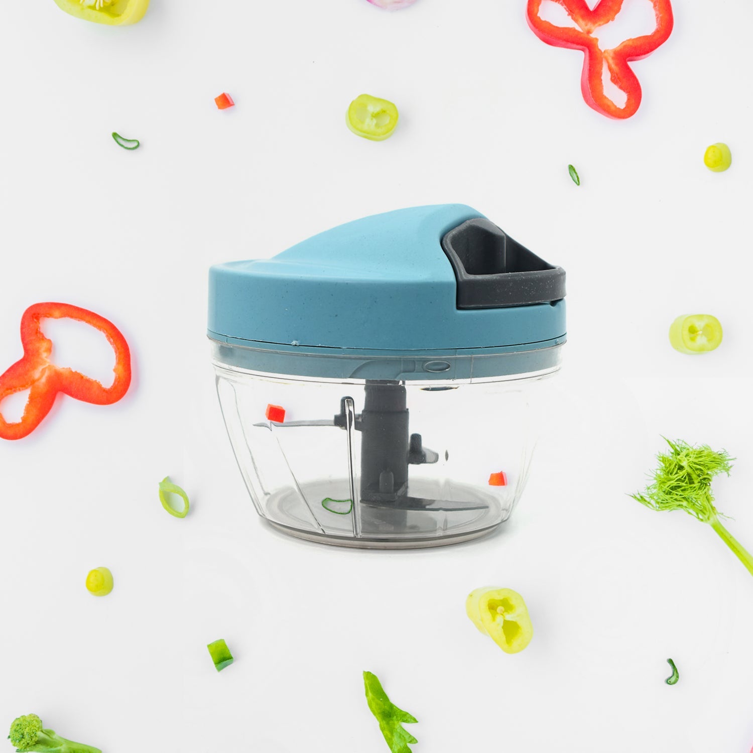 2765B 2in1 handy chopper for chopping and cutting of types of fruits and vegetables. DeoDap