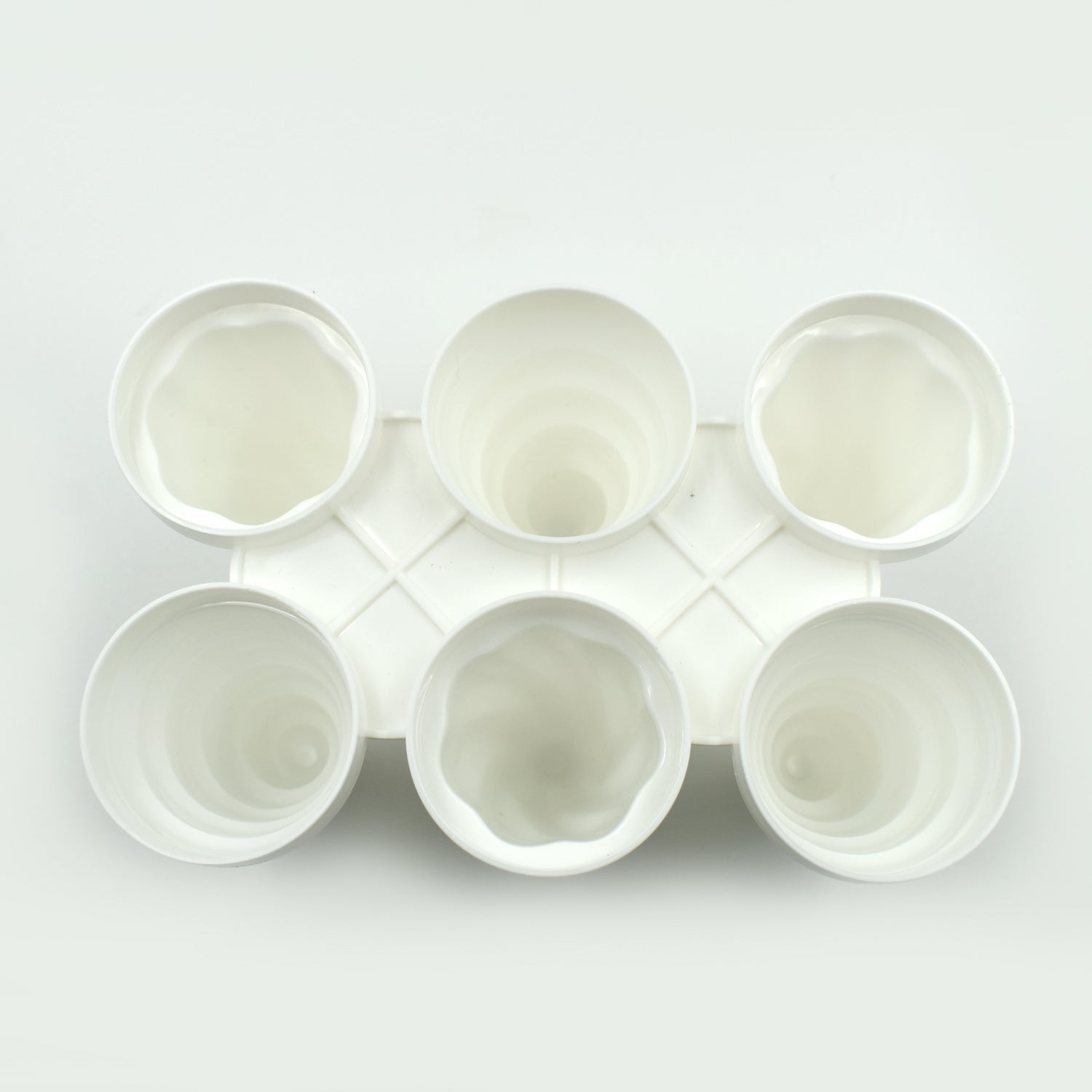 6304 6 Pc Ice Cream Mold used for making ice-creams in all kinds of places including restaurants and ice-cream parlours etc. DeoDap