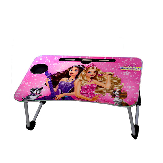 8006 Barbie Design Multipurpose Foldable Laptop Table DeoDap