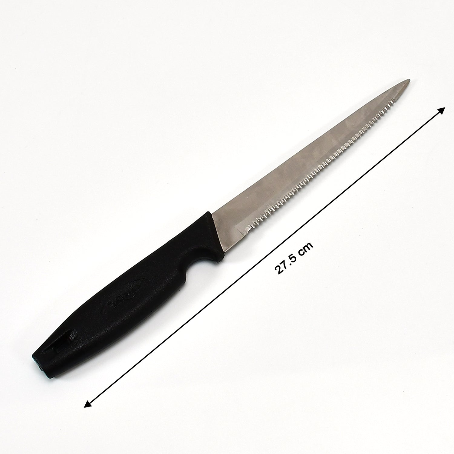 2368 Stainless Steel knife and Kitchen Knife with Black Grip Handle (27.5 Cm ) DeoDap