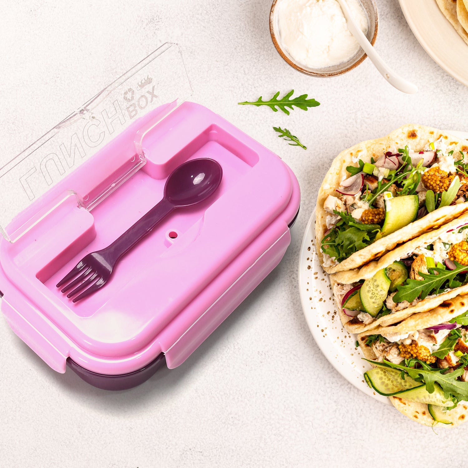 2809V LUNCH BOX 3 COMPARTMENT PLASTIC LINER LUNCH CONTAINER, PORTABLE TABLEWARE SET FOR OFFICE , SCHOOL & HOME USE DeoDap