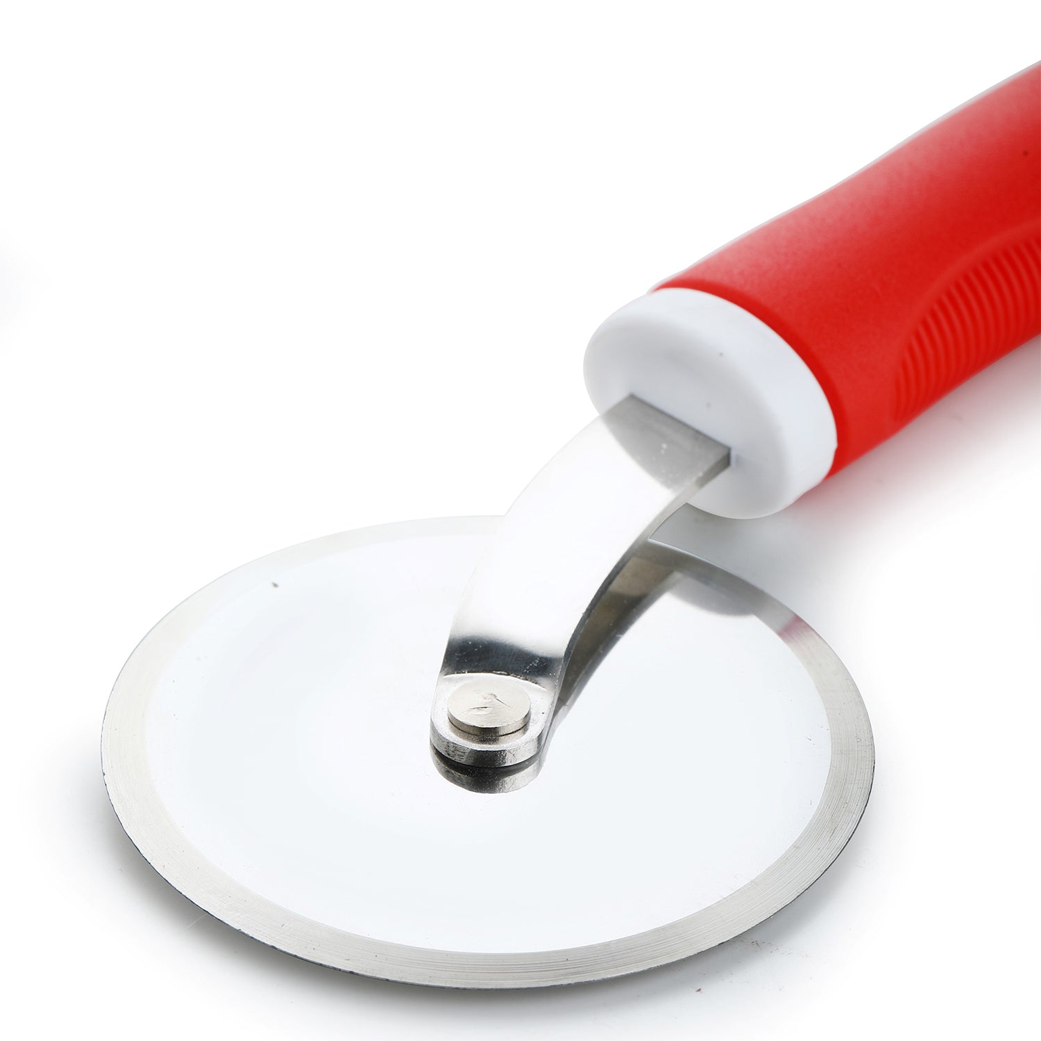 8707 Ganesh PIZZA / PASTRY CUTTER Wheel Pizza Cutter  (Stainless Steel) DeoDap