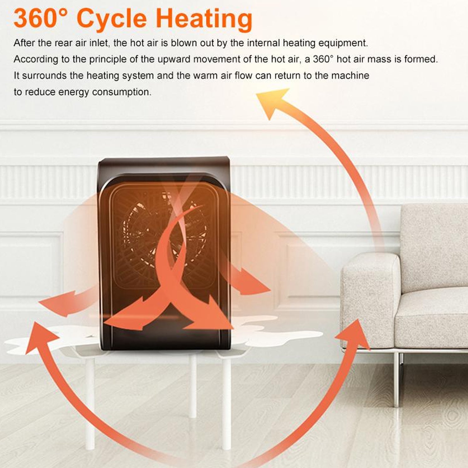 6683 Room Heater 220V Brown Box Heater For Office & Bedroom Use Heater DeoDap
