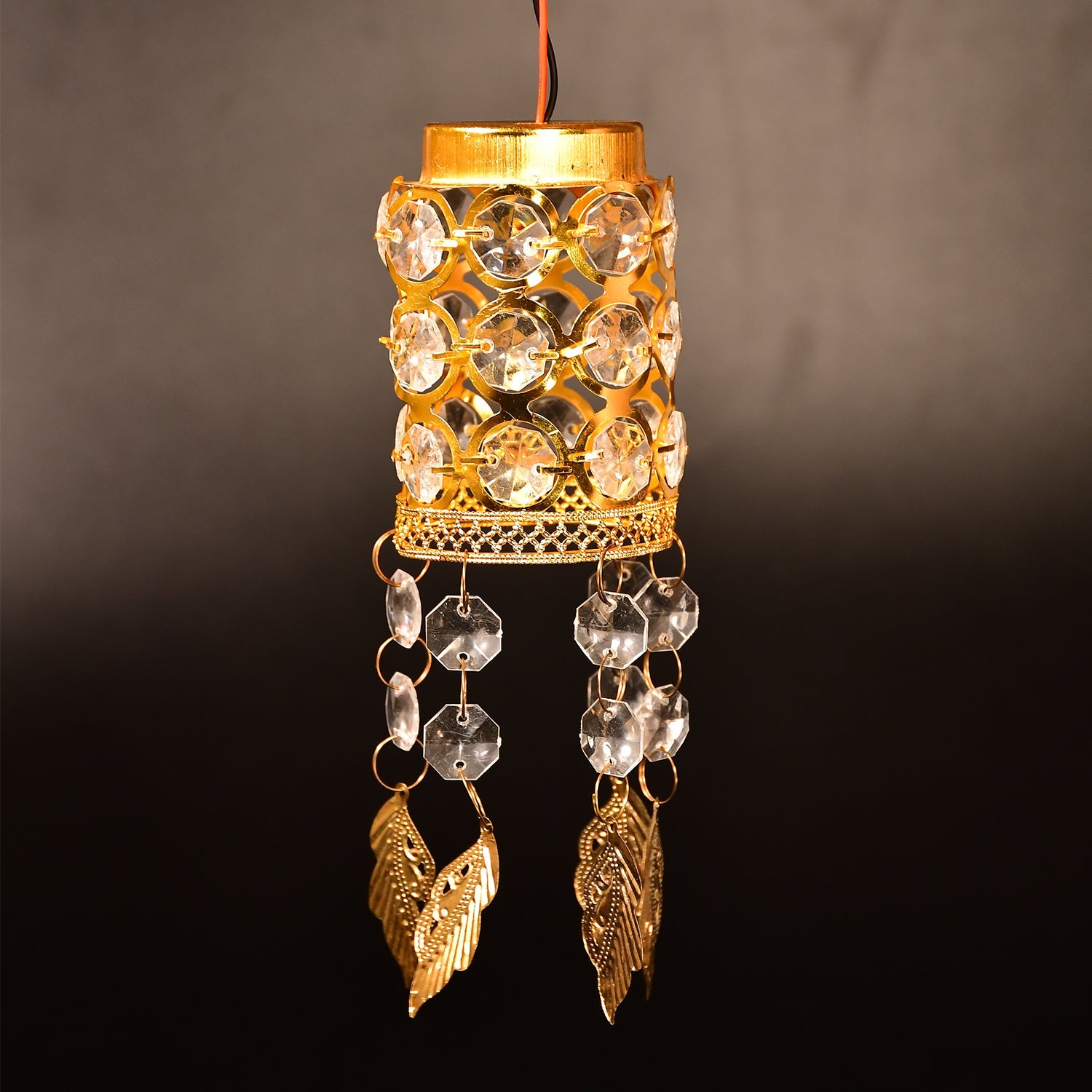 7266 Fancy Golden Diamon Jhoomer For Home Decoration DeoDap