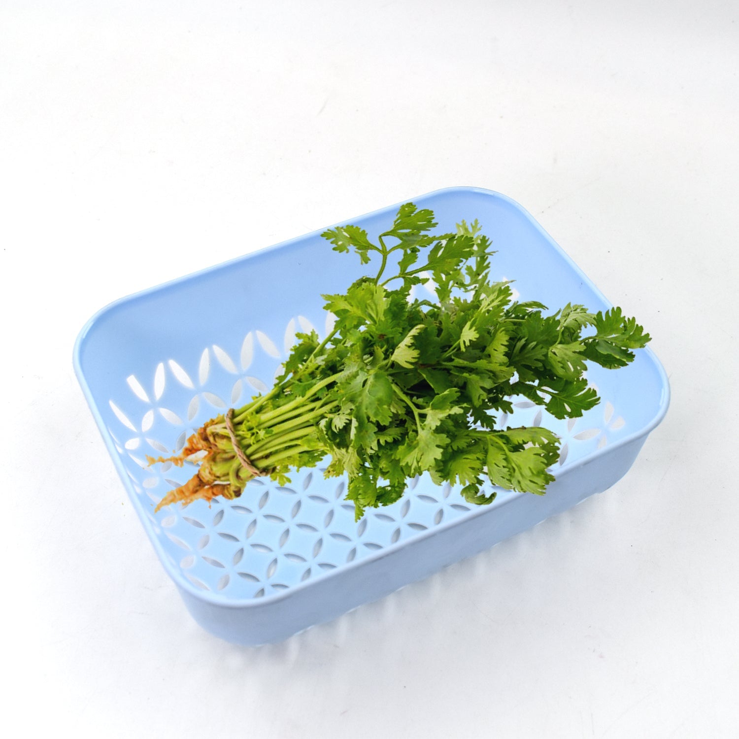 3758 1 Pc Kothmir Basket widely used in all types of household places for holding and storing various kinds of fruits and vegetables etc - DeoDap