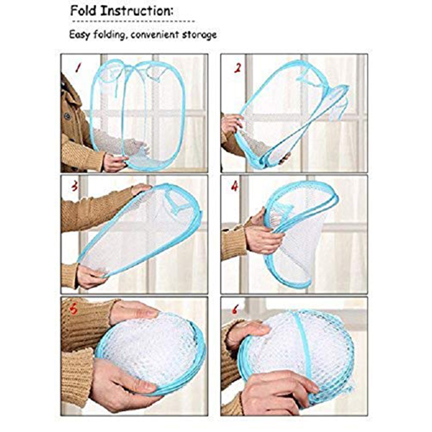 6181 19Inch Laundry Bag For Holding And Storing Laundry Cloths And Items In Types Of Places. DeoDap