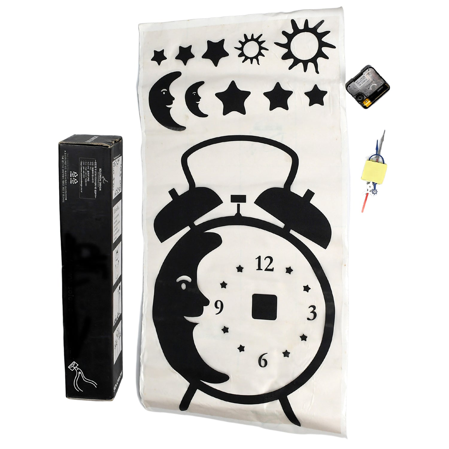 0603 Wall Sticker Restaurant Hotel Kitchen Home Wall Decoration Watch New Decorative Watch DeoDap