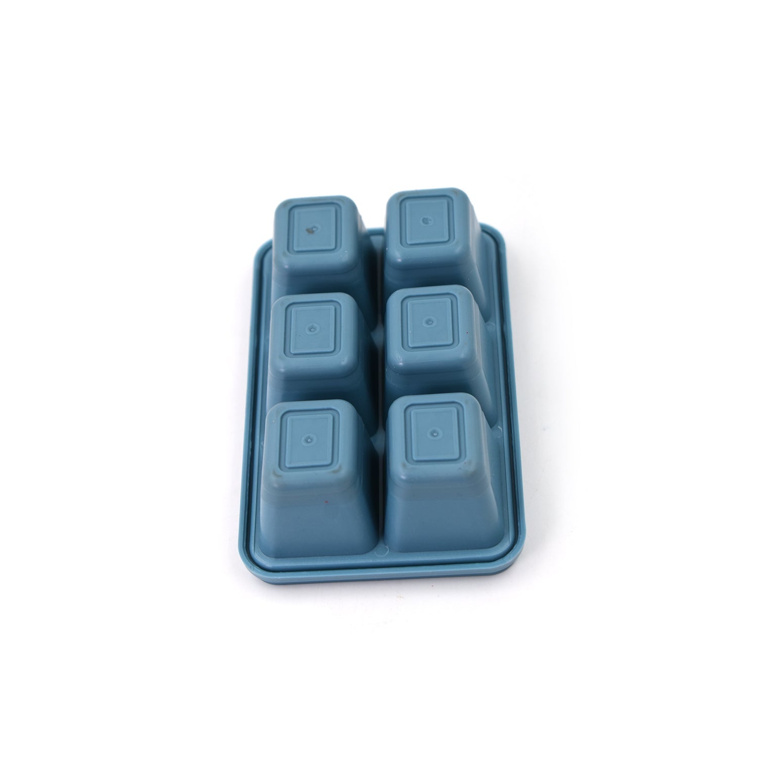 4741 6 Grid Silicone Ice Tray used in all kinds of places like household kitchens for making ice from water and various things and all. - DeoDap