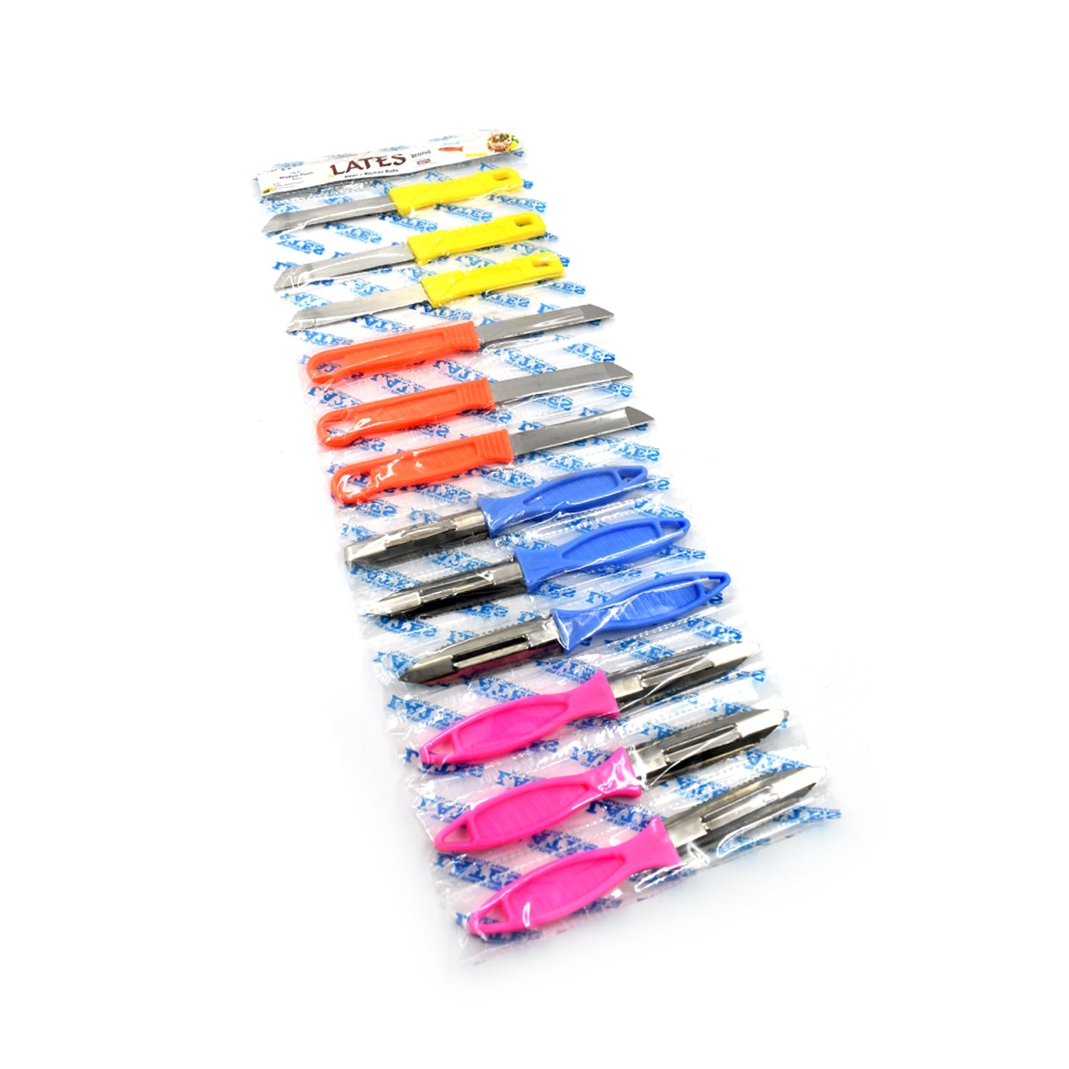 2596 Colorfull Peeler knife Combo For Home & Kitchen (Pack Of 12) freeshipping - DeoDap