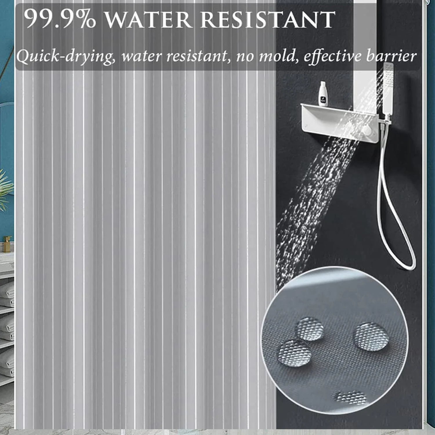 6736 Solid 1 Piece Door Curtain (120x180cm) deoda