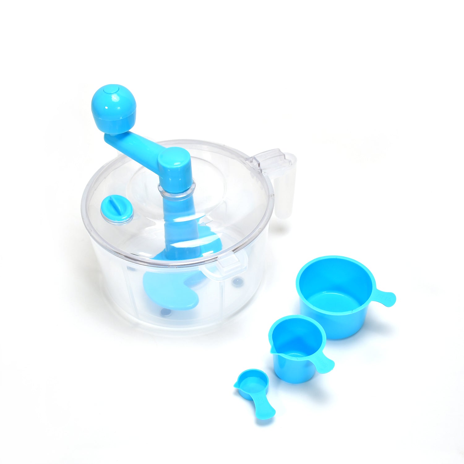 2364 Transparent Dough Maker Machine (Atta Maker) , Measuring Cup And Slicer DeoDap