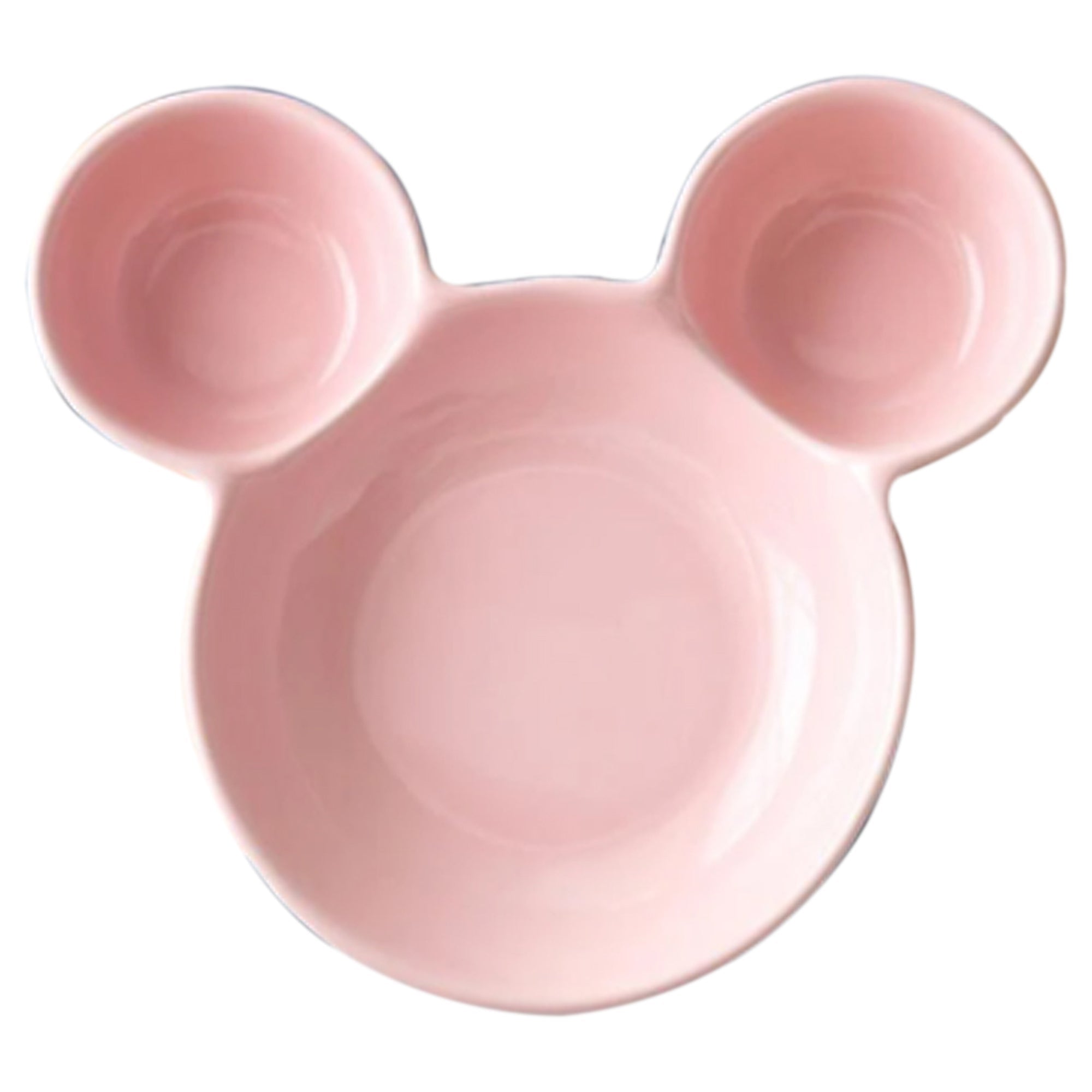 0863A Unbreakable Plastic Mickey Shaped Kids/Snack Serving Plate (Without Sticker)