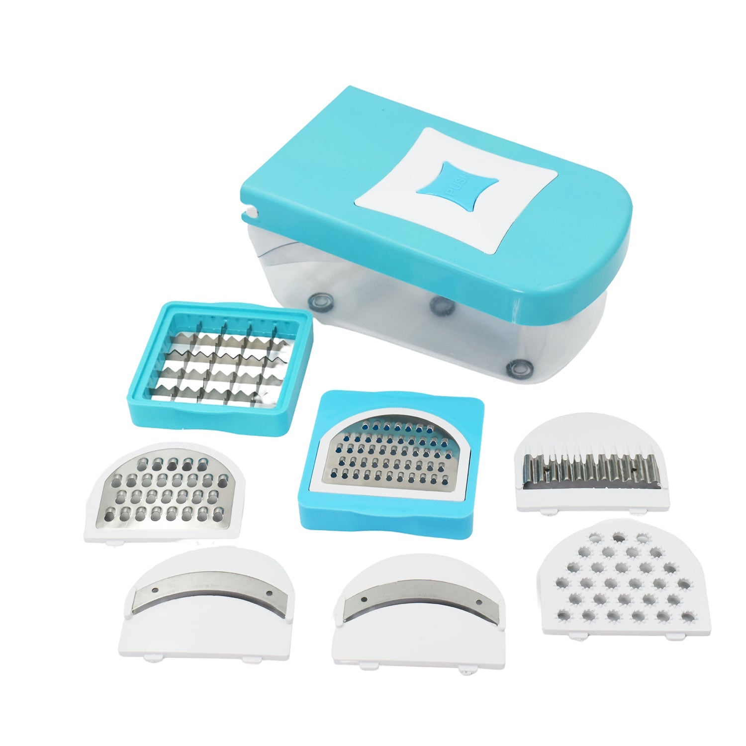 2709 9 in 1 Nicer Dicer used in all kinds of household and official kitchen purposes for cutting and slicing of various vegetables and fruits etc.