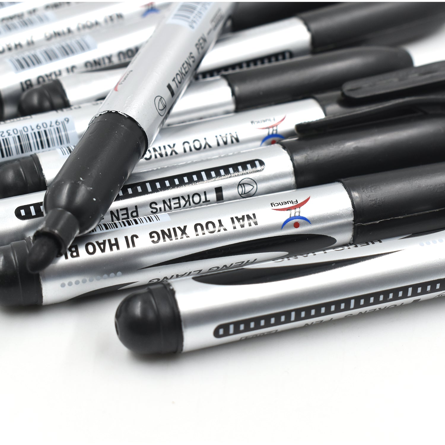 9018 10 Pc Black Marker used in all kinds of school, college and official places for studies and teaching among the students.