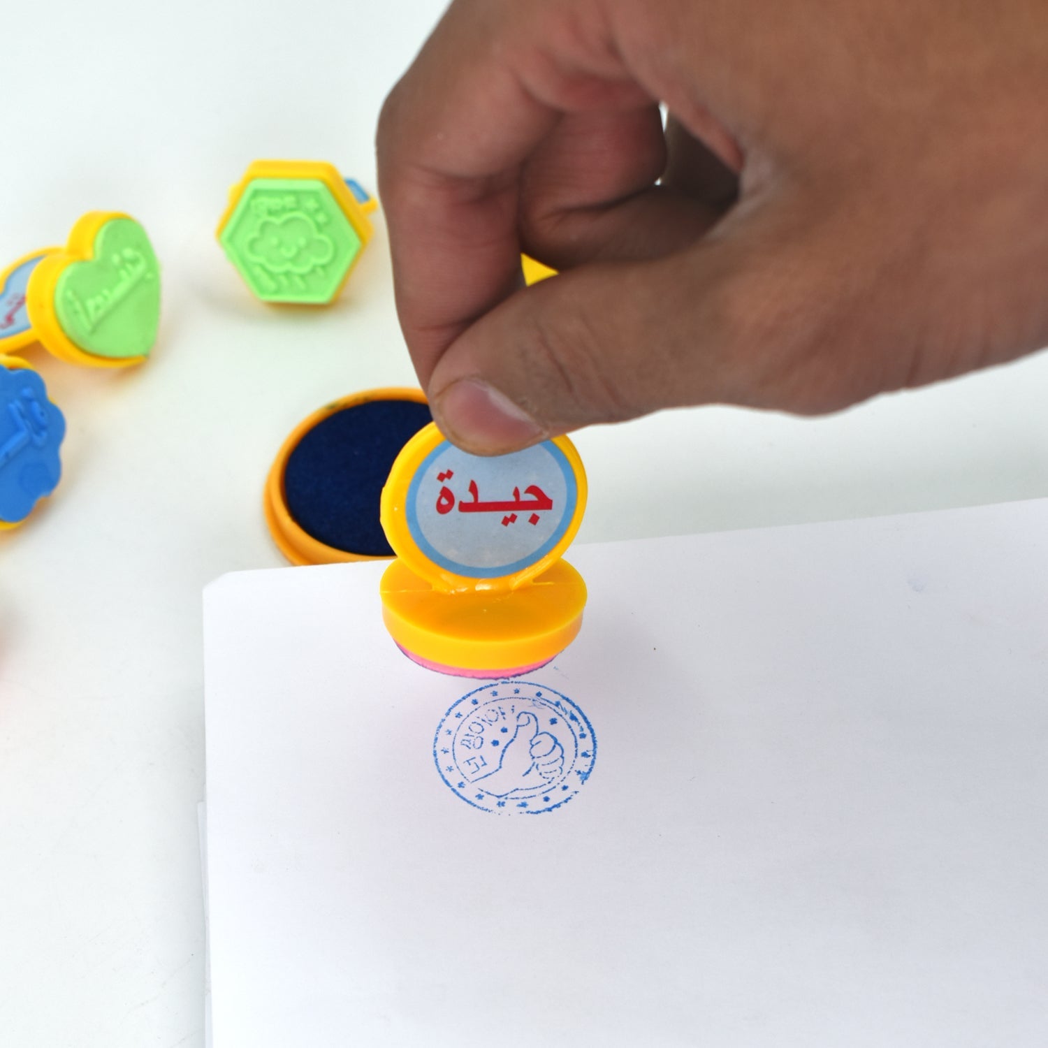4802 Unique Different Shape Stamps 7 pieces for Kids Motivation and Reward Theme Prefect Gift for Teachers, Parents and Students (Multicolor) freeshipping - DeoDap