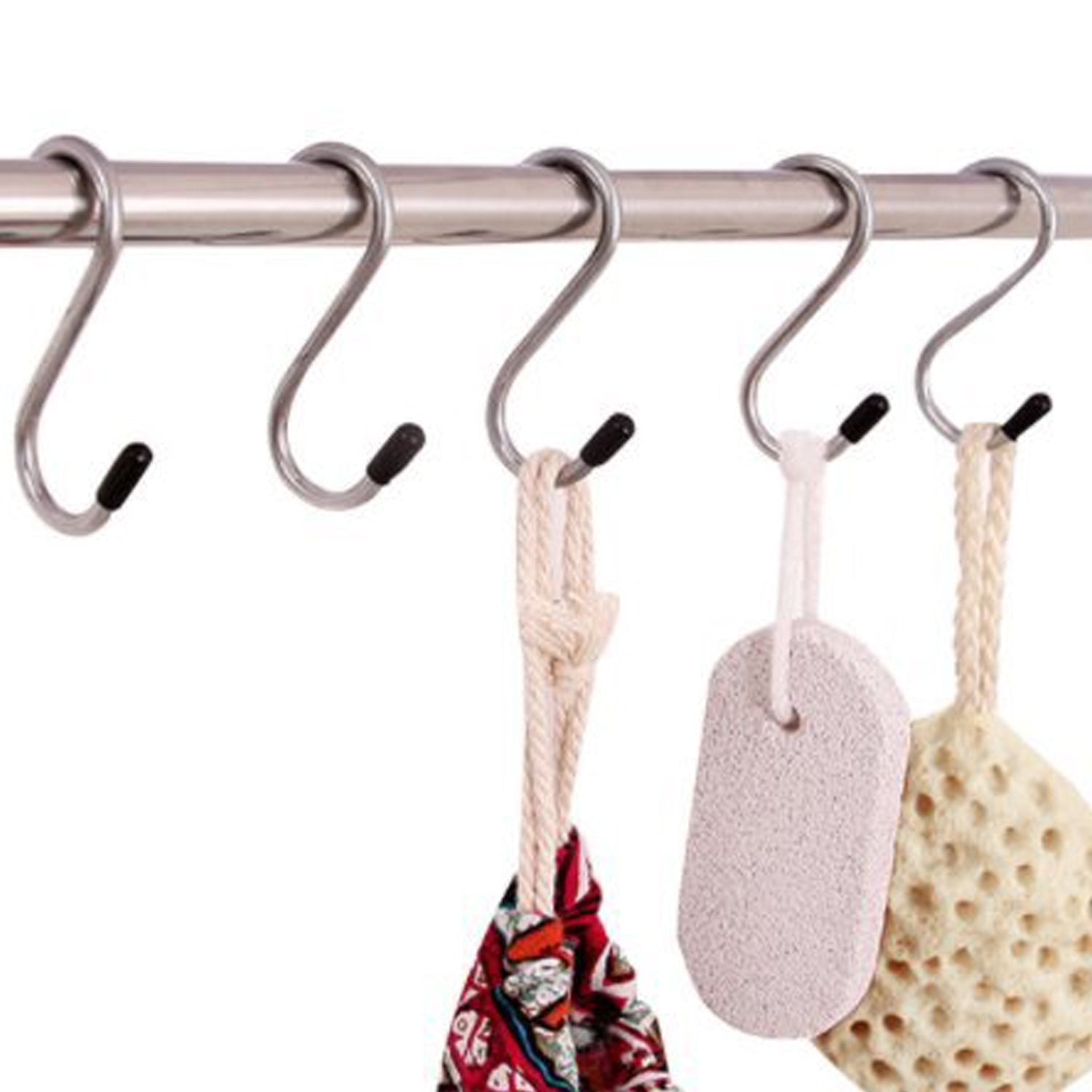 6120 6 Pc S Hanging Hook used in all kinds of places for hanging purposes on walls of such items and materials etc. DeoDap
