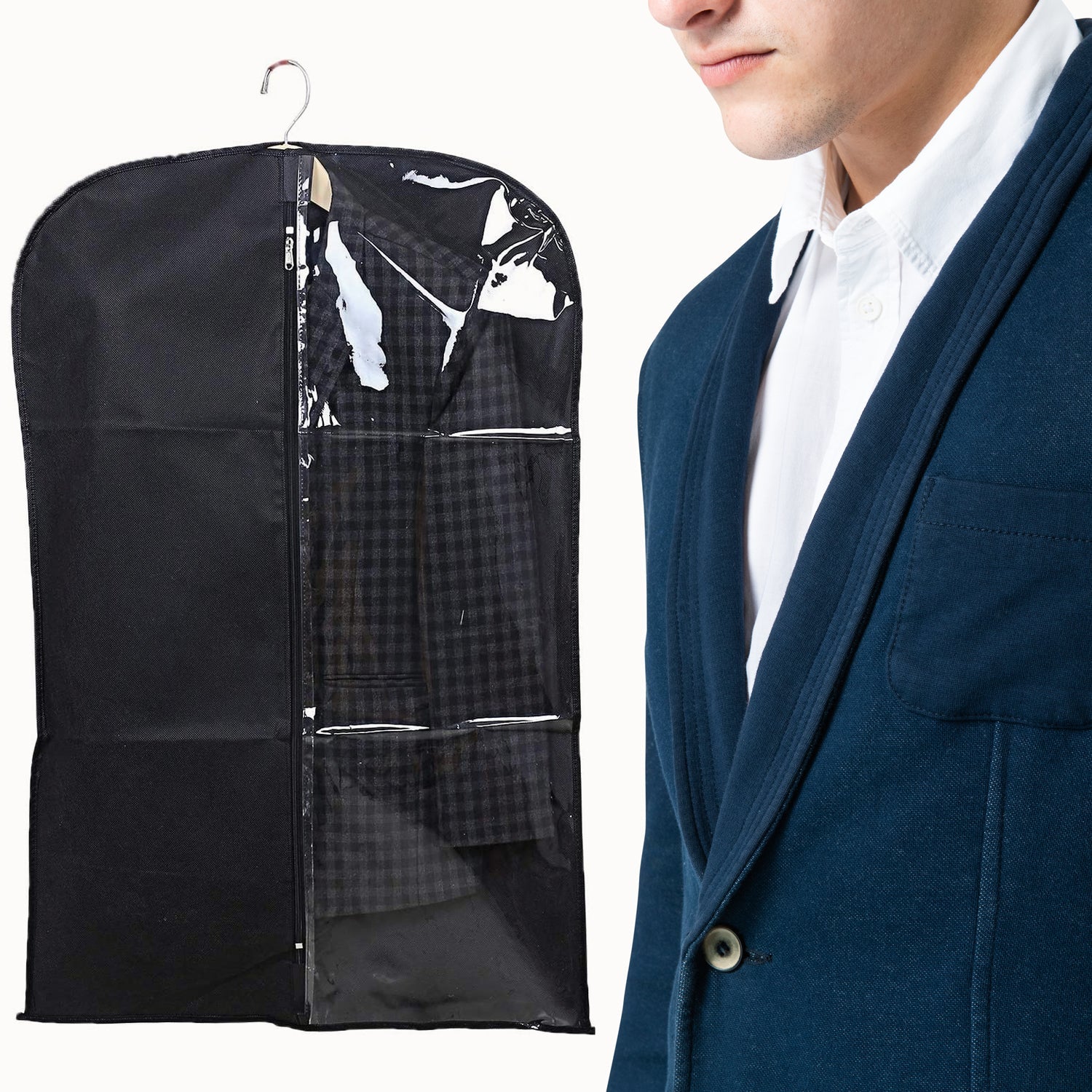 6225A Coat Blazer Cover Half Transparent Cover For Multi Use Cover