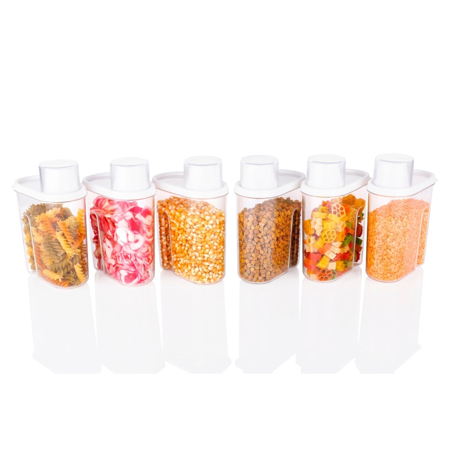2760 3 Pc Cereal Dispenser 750 ML For Storing And Serving Of Cereal And All Stuffs. freeshipping - DeoDap