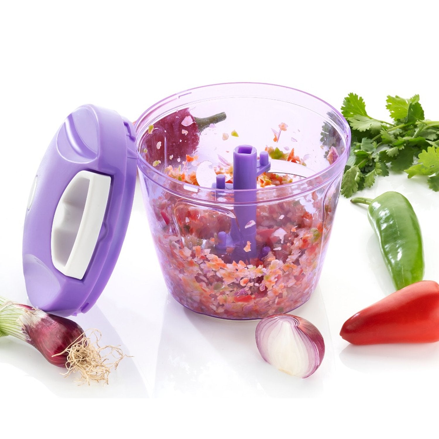 2180B Compact & Powerful Hand Held Vegetable Chopper (950 ml)