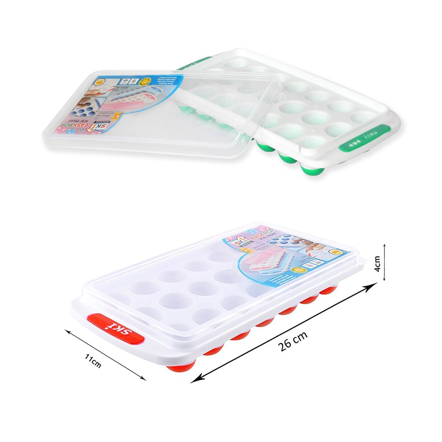 2750 21 Cavity Pop Ice Tray Used for Making Ice's Easily Without Any Difficulty. freeshipping - DeoDap