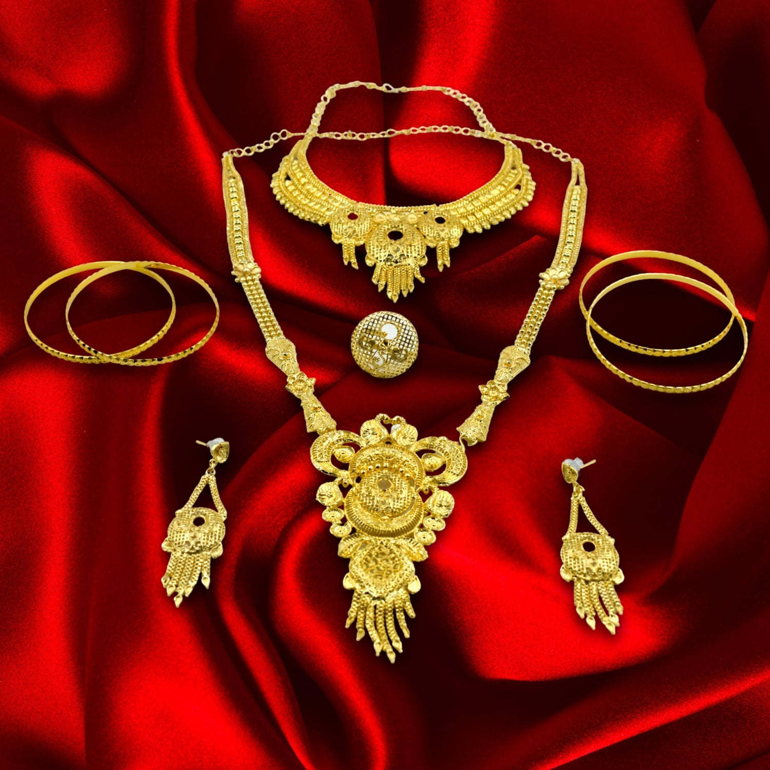 6301 Bridal Jewellery Set and collection for bridal attire and outlook purposes.