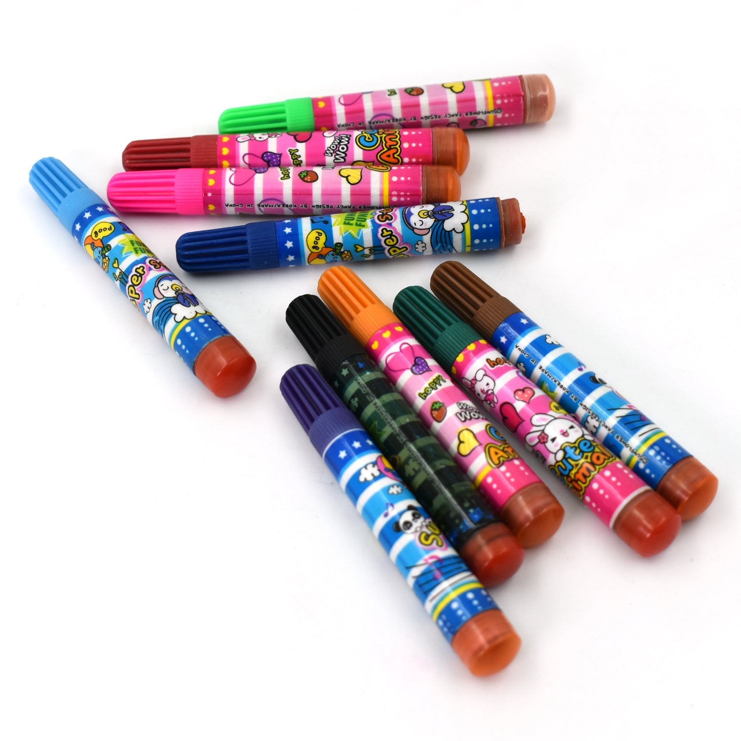 4814 Watercolor Brush Pen Color Sketch Pen 10 pieces for Stationary, Painting Pen, Drawing, Art Supplies (Multicolor) - DeoDap
