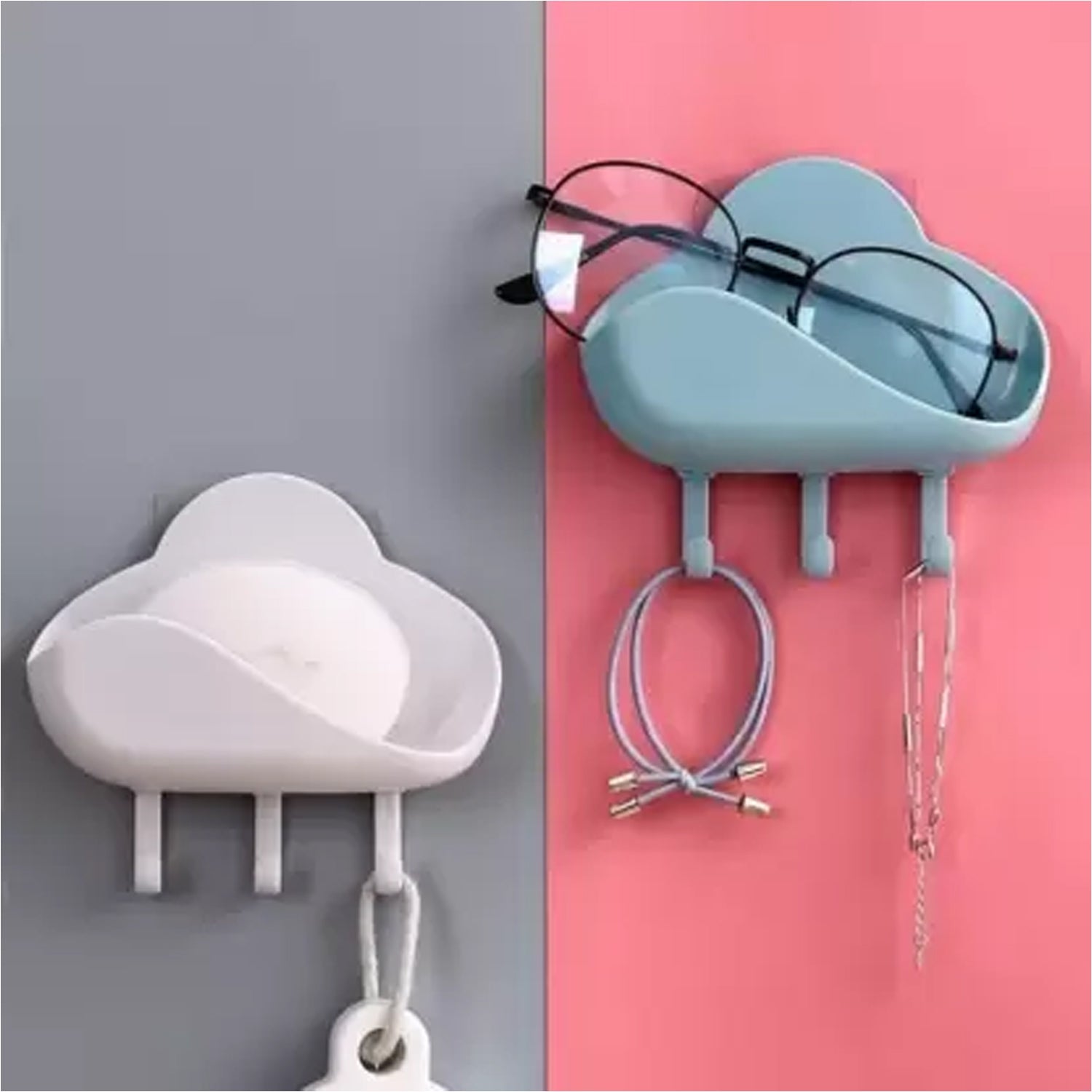 4870 Plastic Soap Case Cover for Bathroom use Pack of 4Pcs DeoDap