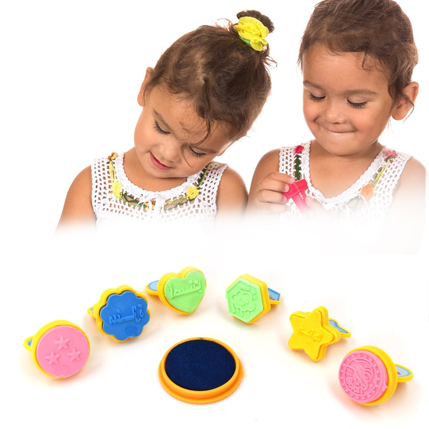 4802 Unique Different Shape Stamps 7 pieces for Kids Motivation and Reward Theme Prefect Gift for Teachers, Parents and Students (Multicolor) freeshipping - DeoDap