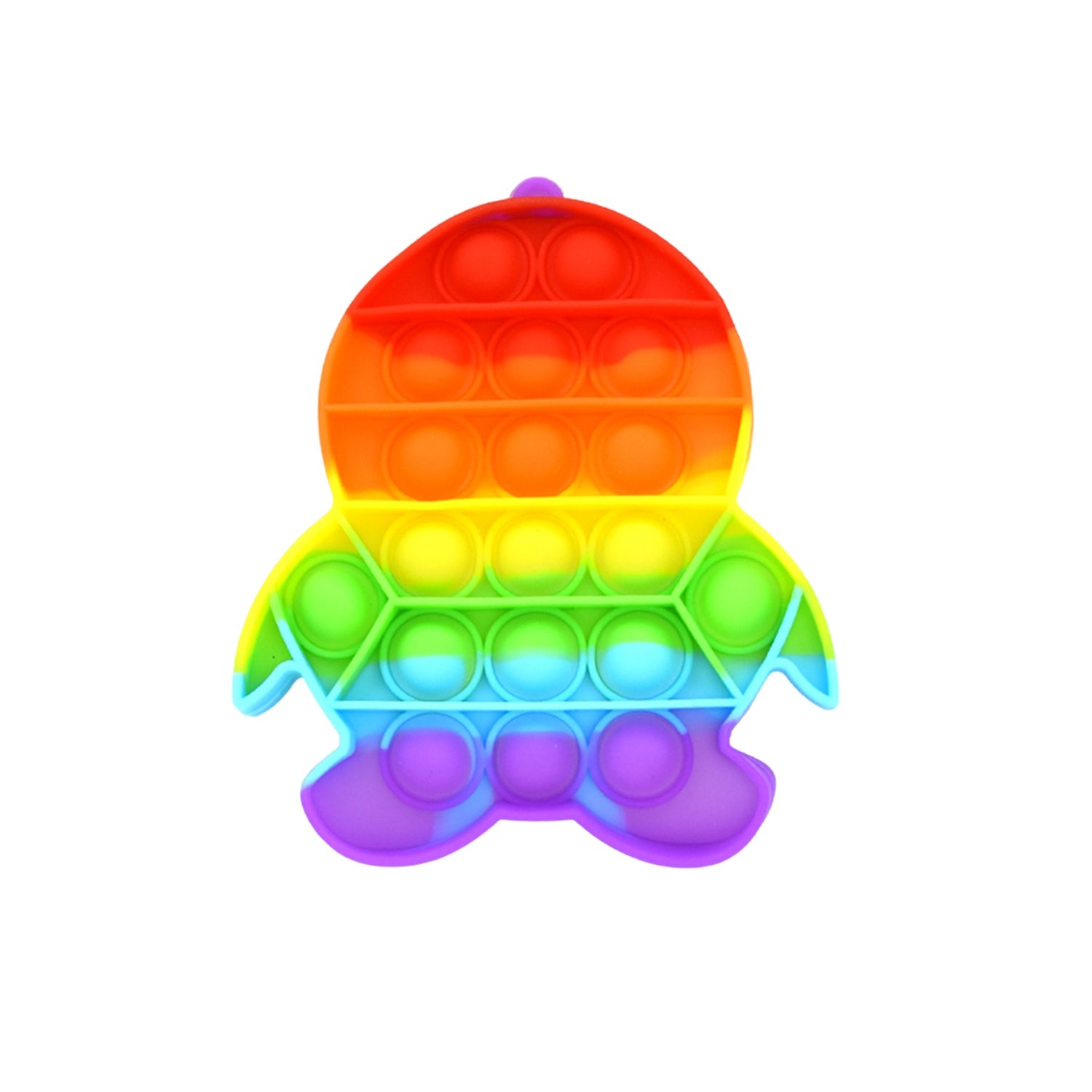 4752A Mix Pattern Rainbow Color Push Pop Bubble Fidget Sensory Toy DeoDap