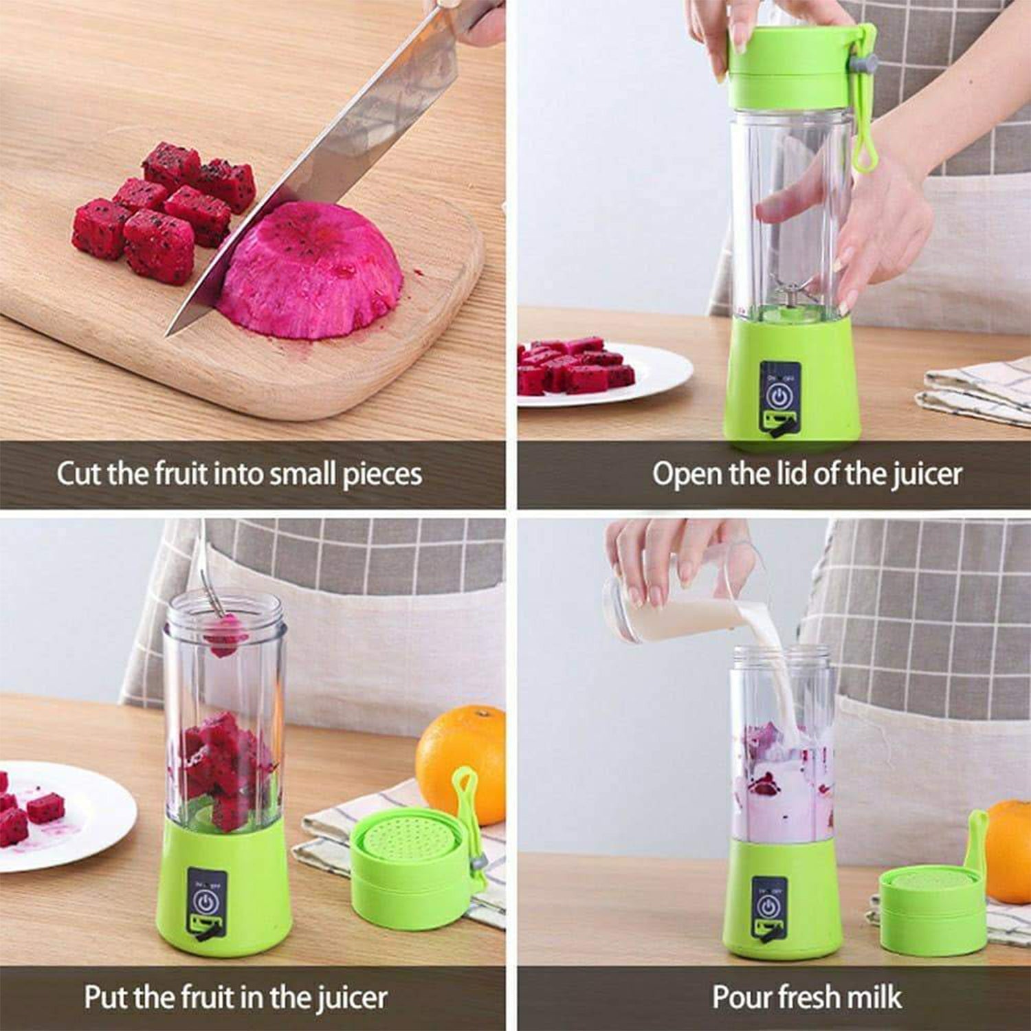 0133 A Usb Juicer 6 Blade used for making juices and beverages for drinking and serving purposes etc.