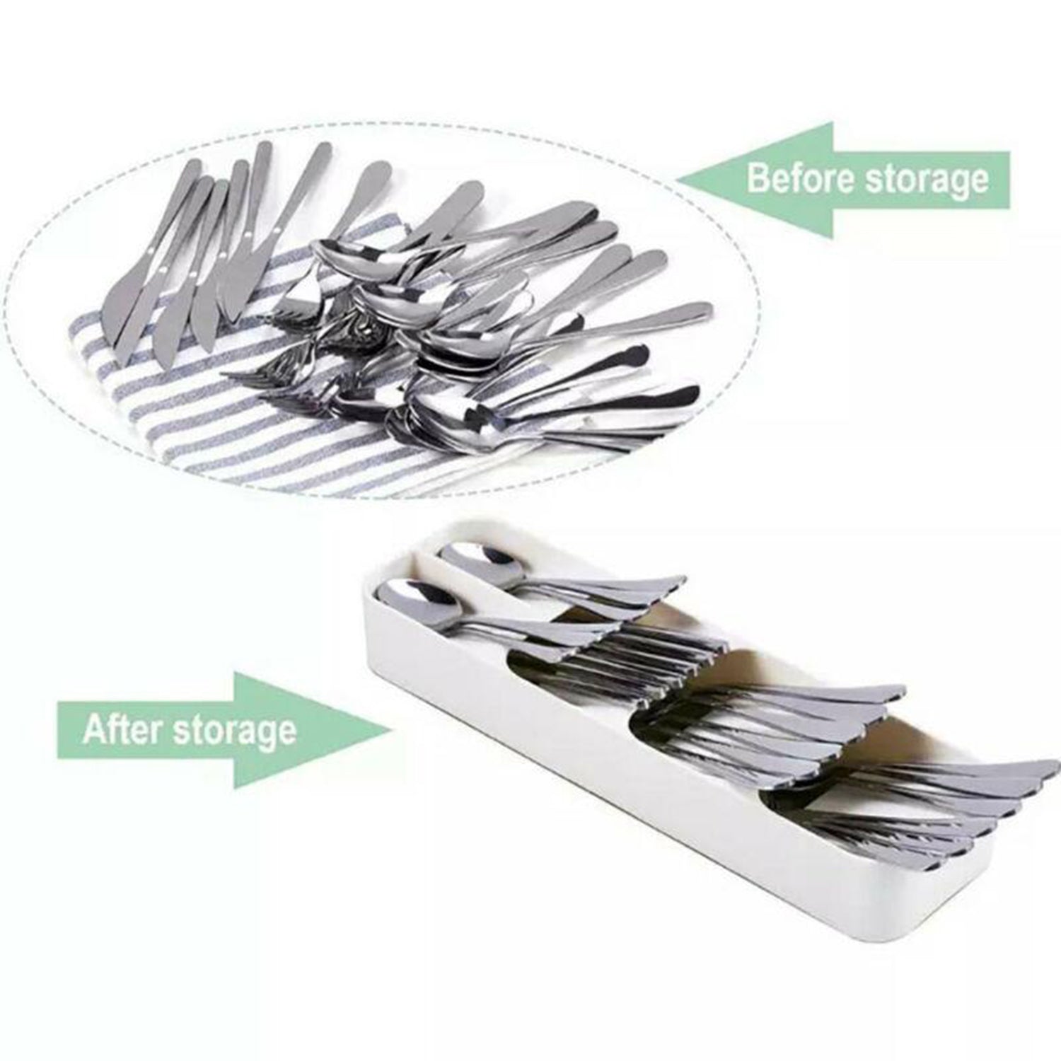 2762 1 Pc Cutlery Tray Box Used For Storing Cutlery Items And Stuffs Easily And Safely.