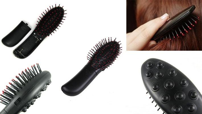 1301 2In1 Head Massager Hairbrush For Treatment of Hair - SkyShopy