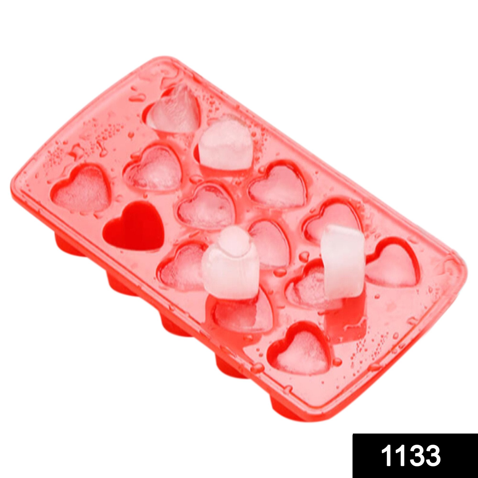 1133  Heart Shape Ice Cube Tray - SkyShopy