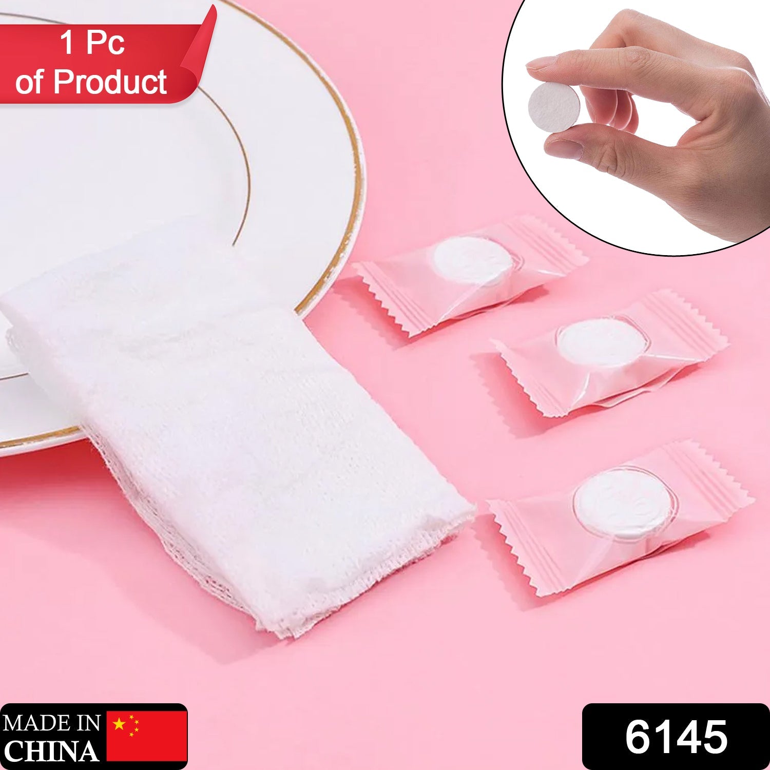 6145 Compressed Facial Face Sheet tablets Outdoor Travel Portable Face Towel Disposable Magic Towel Tablet Capsules Cloth Wipes Paper Cotton Tissue Mask Expand With Water DeoDap
