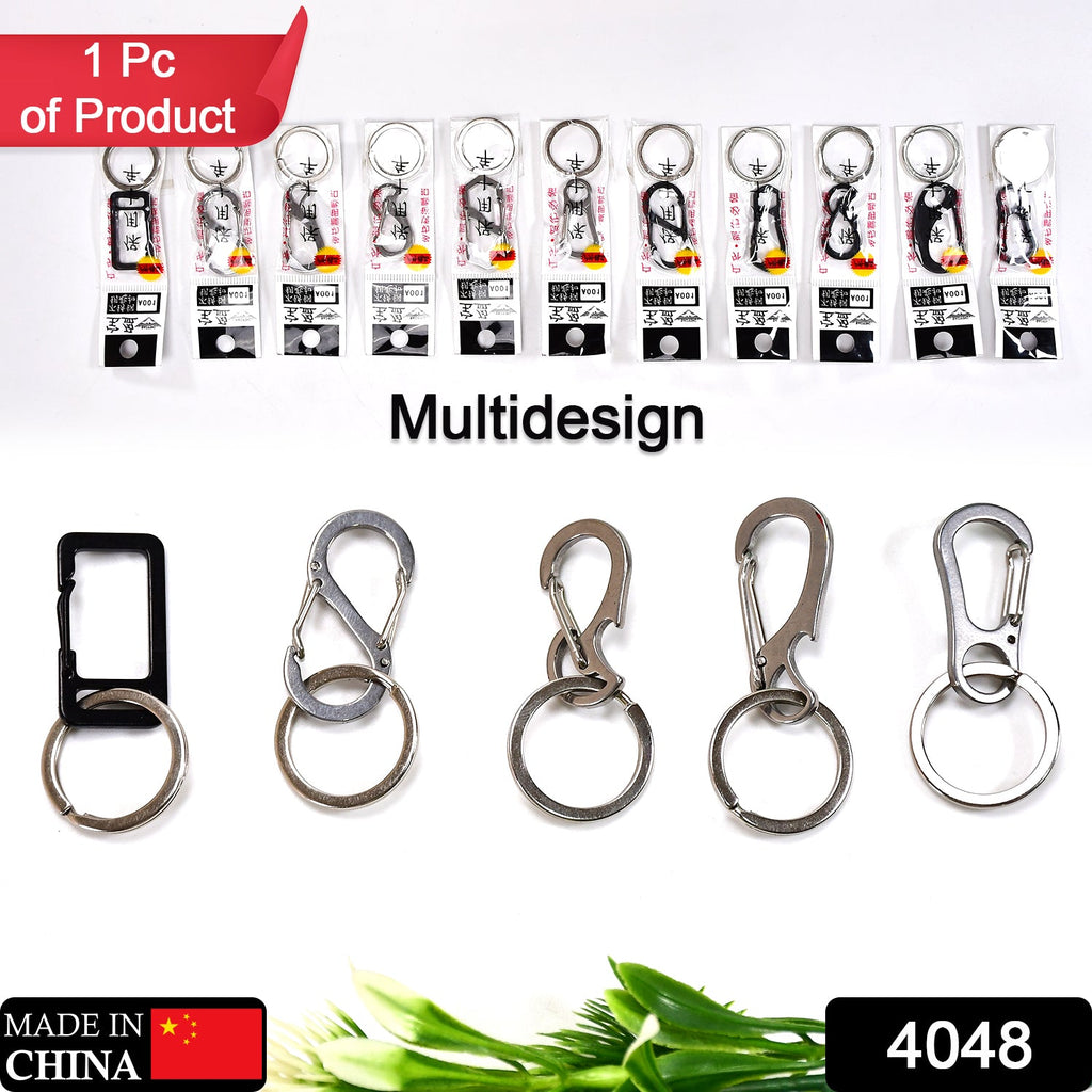 DECCAN Steel Key Ring Clip, Car Keychain Clip Key Ring Small Hook