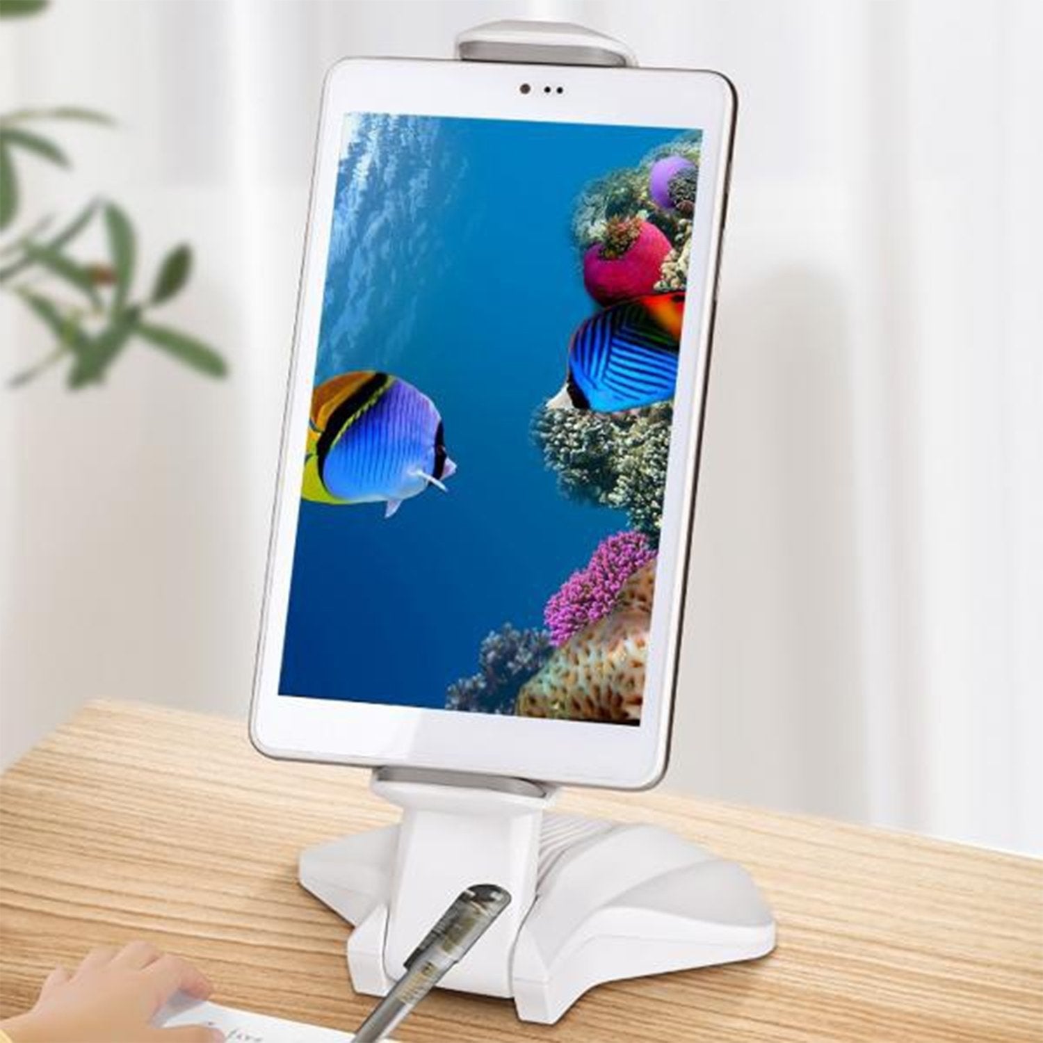 1289 All Universal Tablet & Mobile Holder with Anti-Slip & Anti-Scratch Design