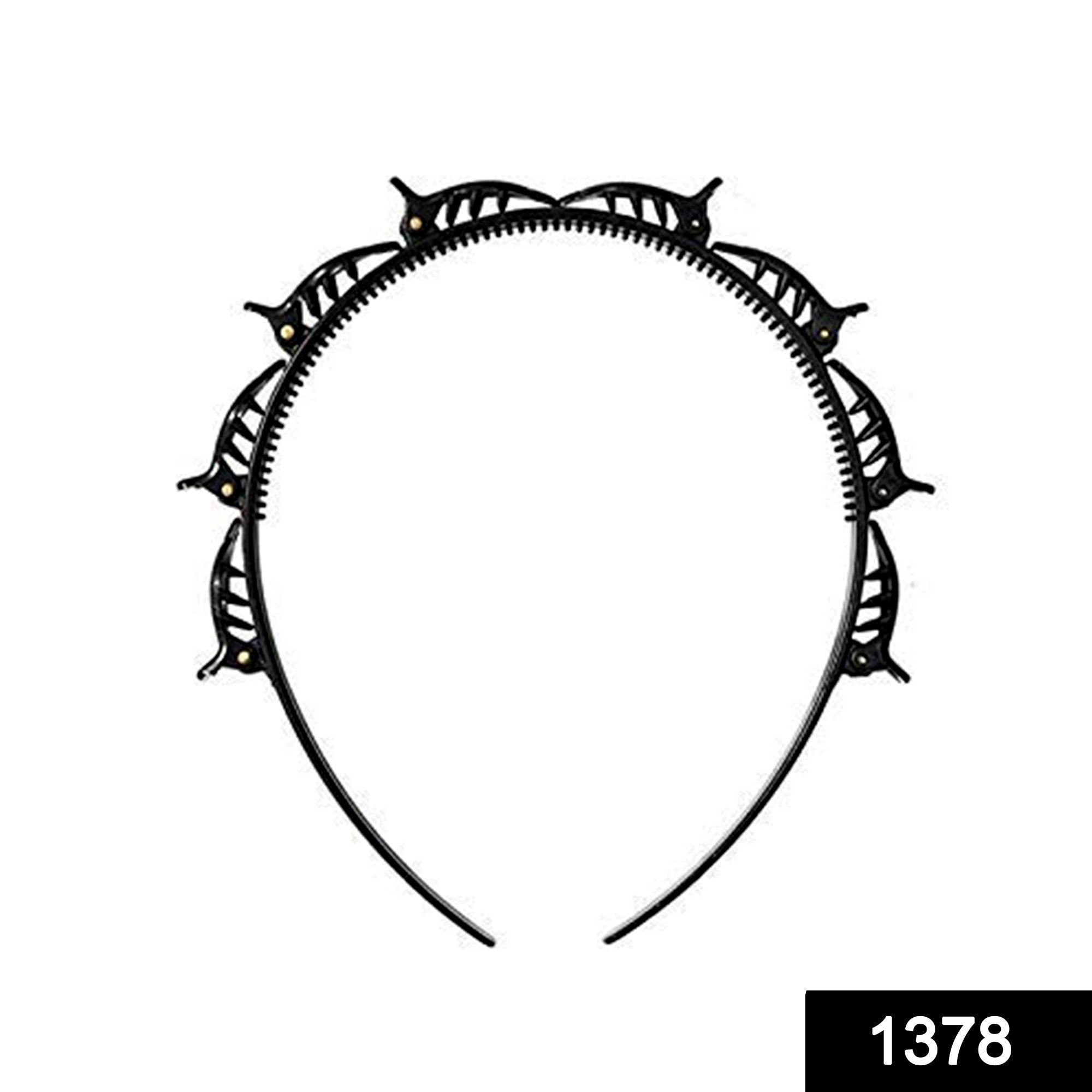 1378 Hair Styling Headband Hair Hoop Hair Band (Multicolour) - SkyShopy