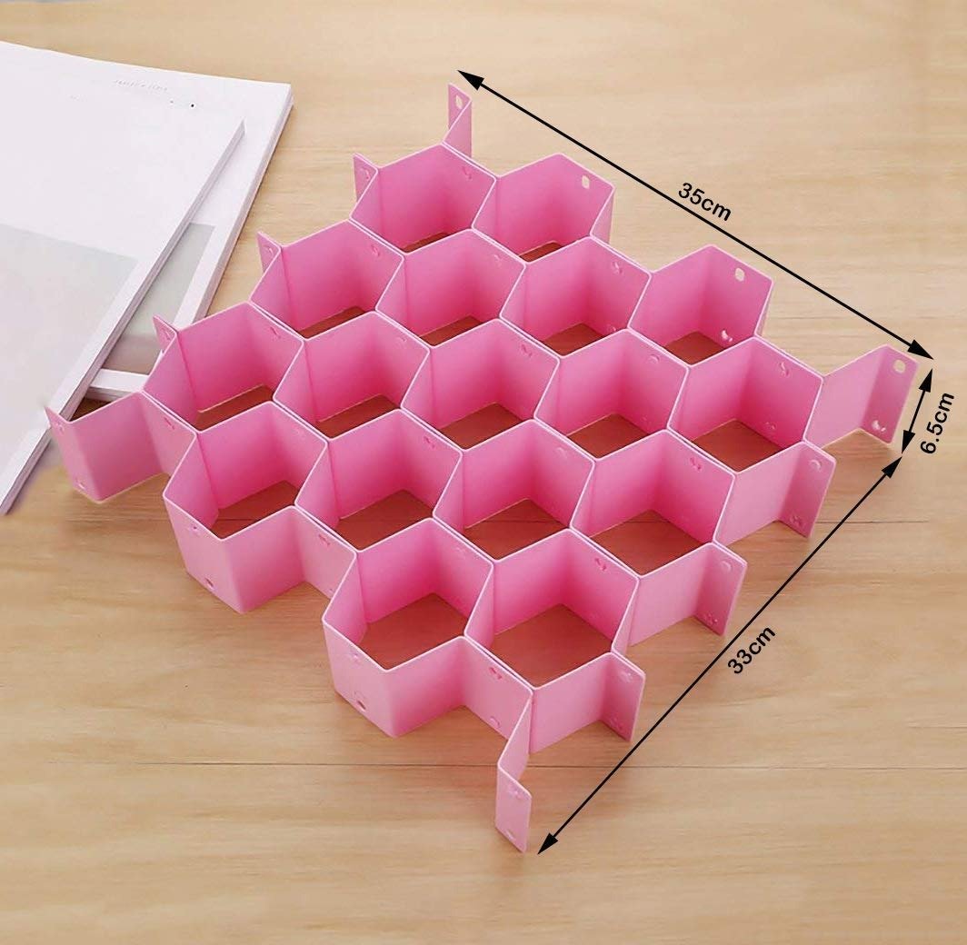 1125 Closet Organizer Drawer Dividers Plastic Partition Cabinet Clapboard - 8 Pcs - SkyShopy