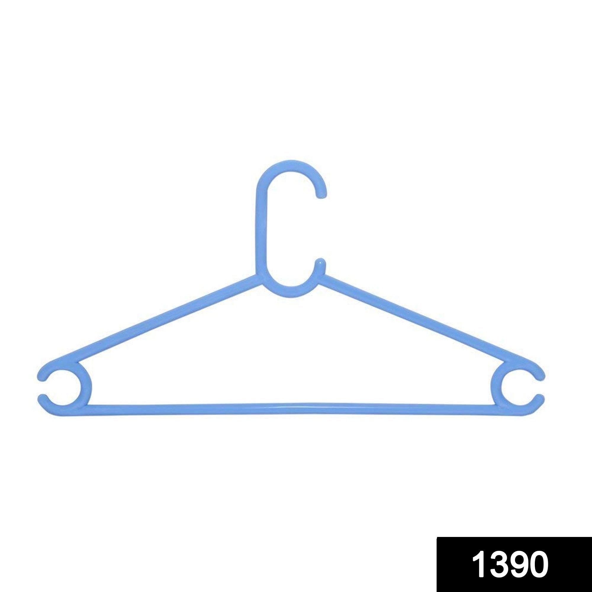 1390 Plastic Clothes Hanger (Set of 6 Pieces) - SkyShopy