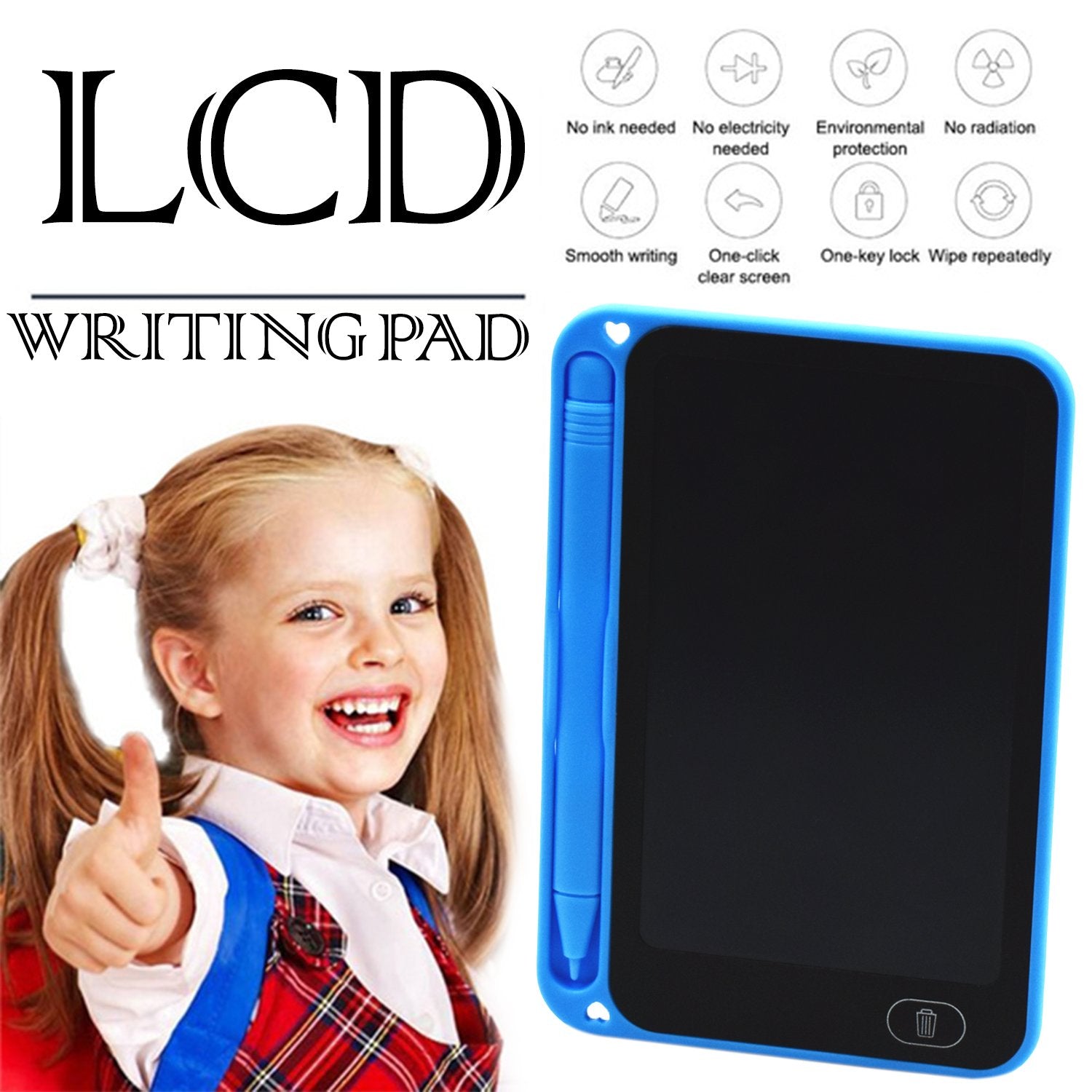 1464 Portable 6.5 LCD Writing Digital Tablet Pad for Writing/Drawing