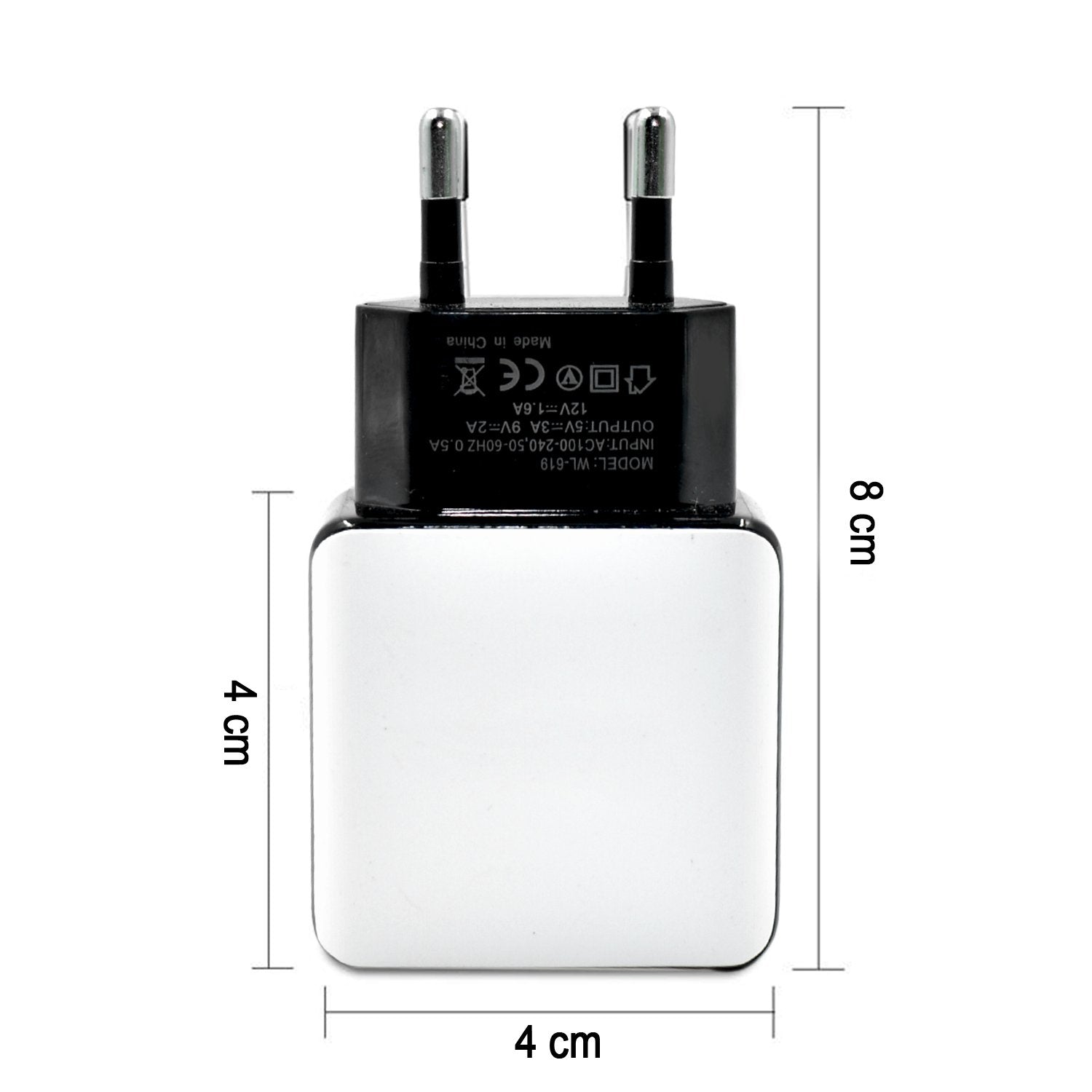1498 Fast Charging Power Adaptor Without Cable for Devices