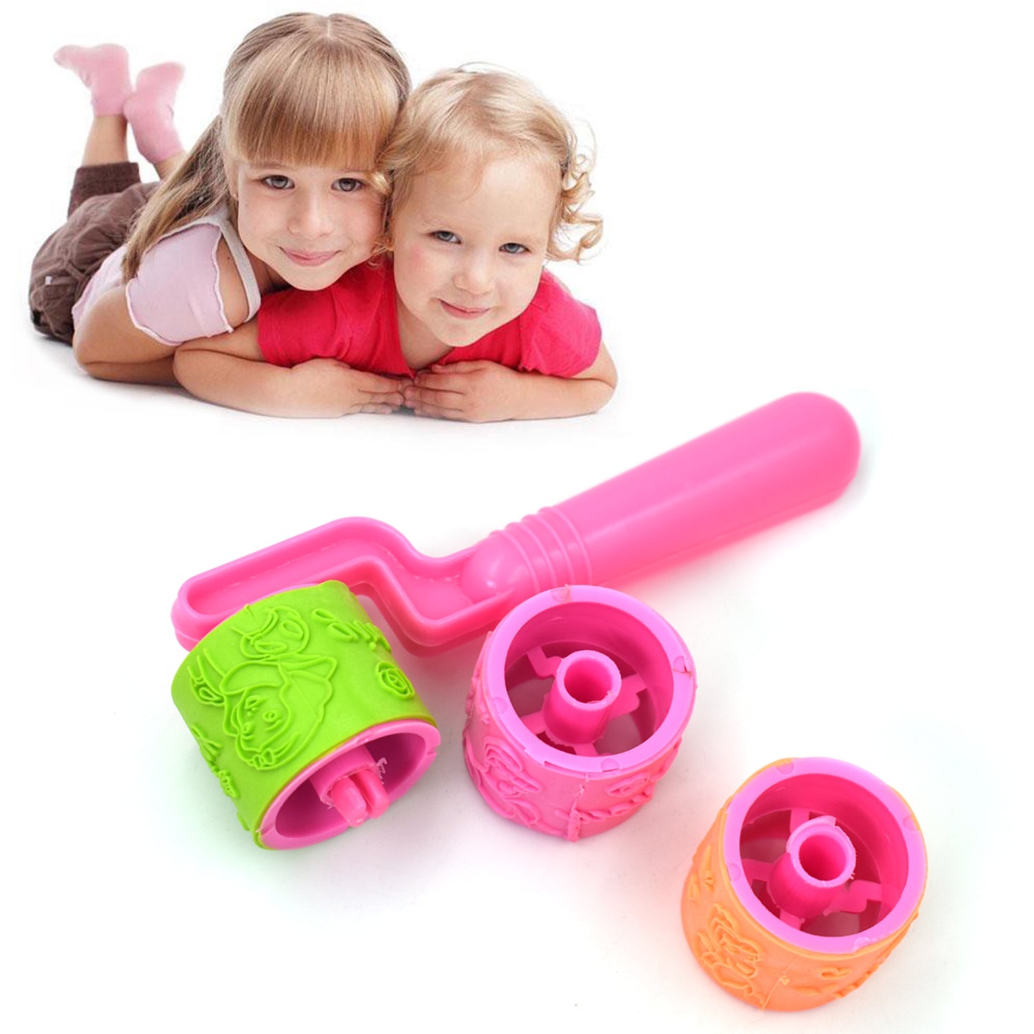4801 Roller Stamp used in all types of household places by kids and children’s for playing purposes. freeshipping - DeoDap