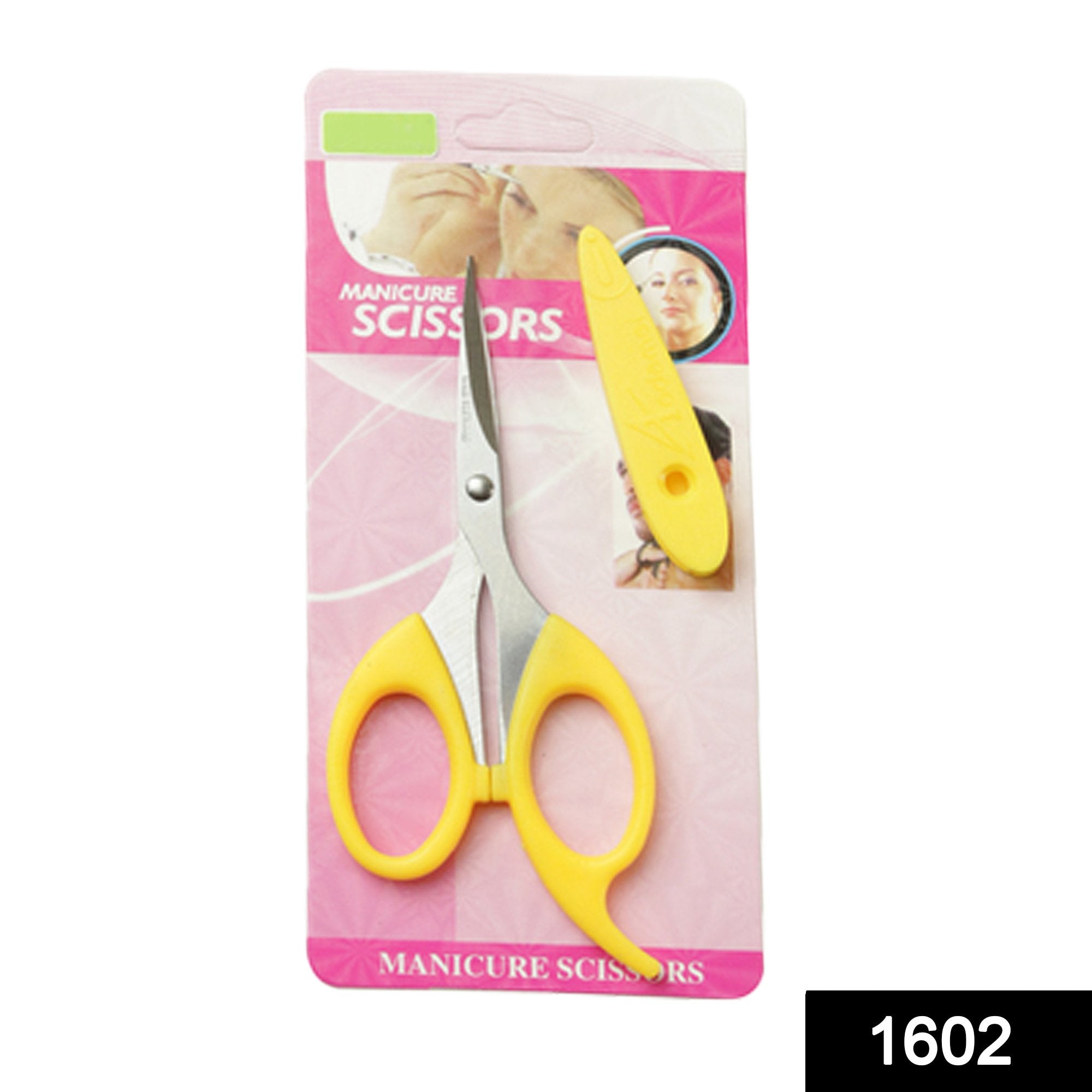 1602 Plastic Basic Multipurpose Mini Scissor With Easy Grip For General Cutting (Multicolour) - SkyShopy