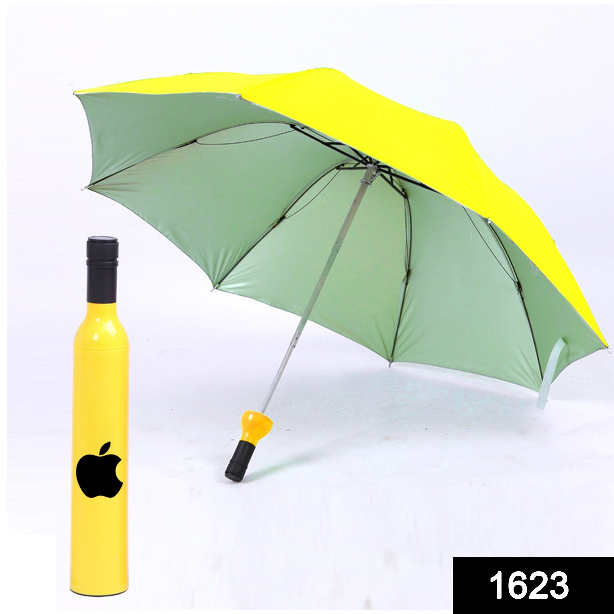 1623 Stylish Umbrella Folding Plastic Wine Bottle Deco Umbrella (Multicolor) - SkyShopy