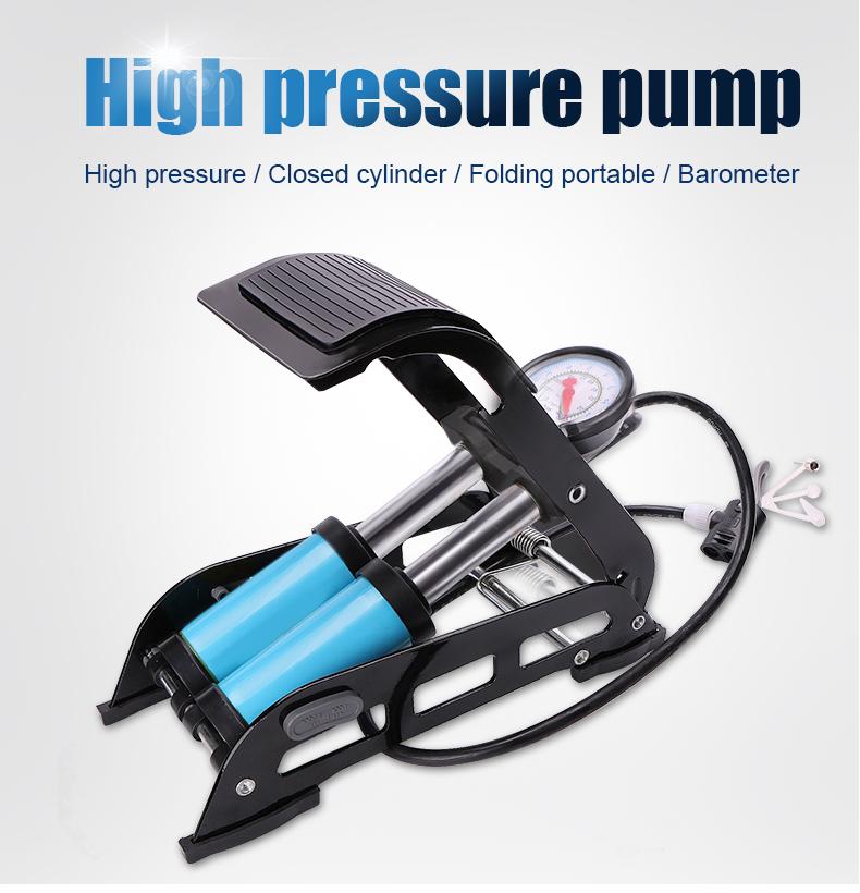 1691 Portable High Pressure Foot Air Pump Compressor for Car and Bike - SkyShopy