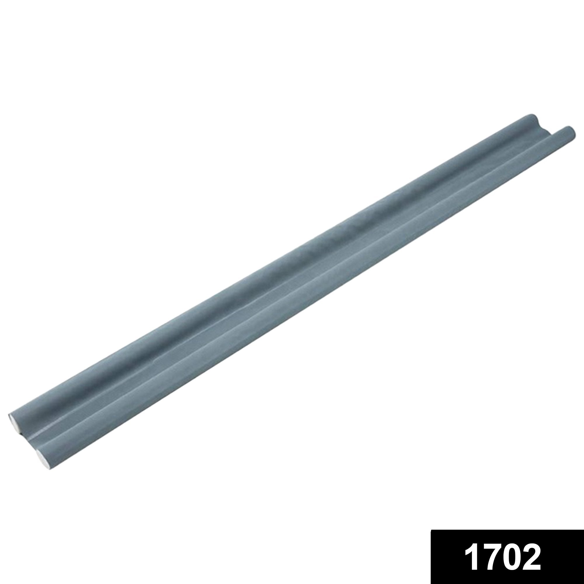1702 Grey Twin Door Draft Stopper/Guard Protector for Doors and Windows