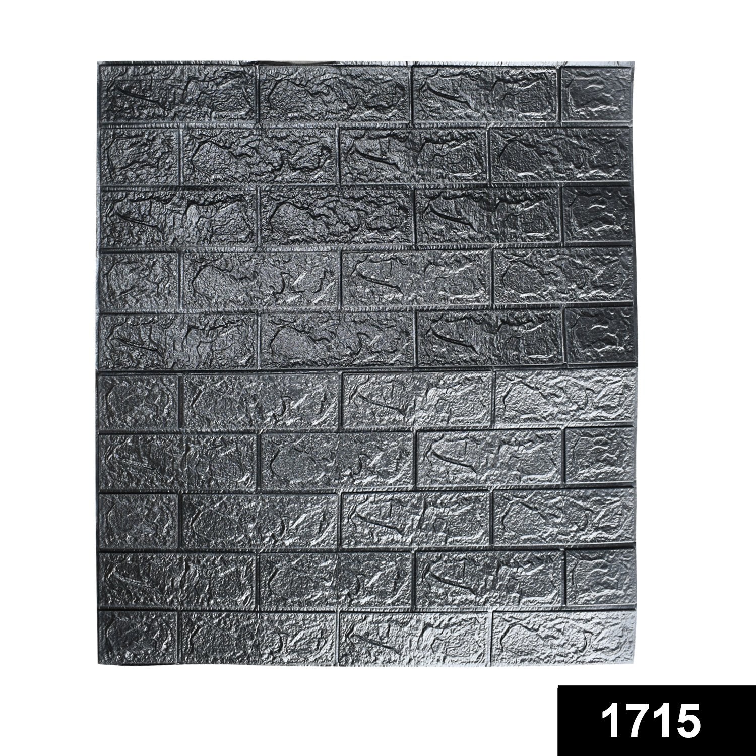 1715 Wall 3D Ceiling Wallpaper Tiles Panel Vinyl Stickers Self-Adhesive for Home (Black) - SkyShopy