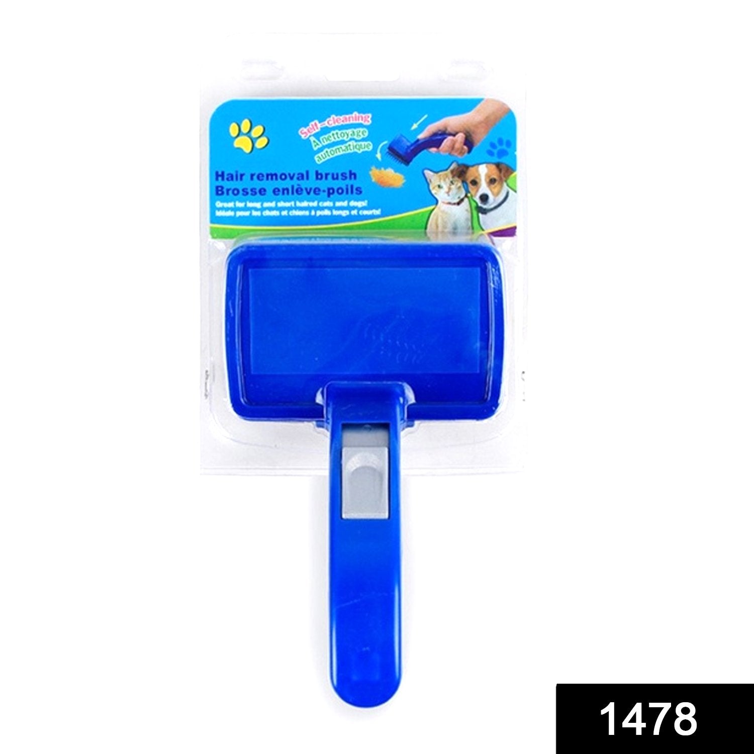 1478 Self Cleaning Slicker Brush for Dogs (Big Size)