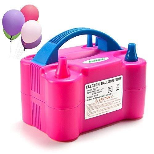 1599 Portable Dual Nozzle Electric Balloon Blower Pump Inflator - SkyShopy